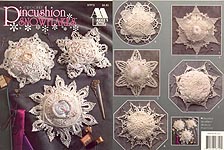Annies Attic Pincushion Snowflakes