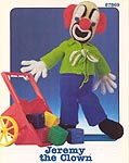 Crochet soft sculpture Jeremy the Clown