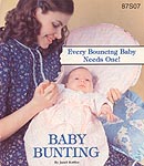 Quilted and sewn Baby Bunting