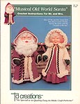 Td creations Musical Old World Santa