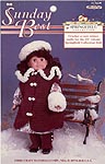 Fibre Craft Sunday Best cozy winter outfit for 18 inch dolls.