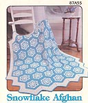 Annie's Attic Snowflake afghan