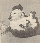 Annie's Attic Chicken Crow-Chet: Henrietta Toothpick Holder