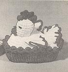 Annie's Attic Chicken Crow-Chet: Henrietta Match Holder