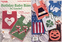 Leisure Arts Holiday Bibs to Crochet