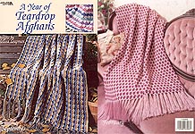 Leisure Arts A Year of Teardrop Afghans