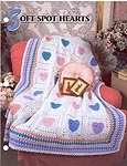 Annie's Crochet Quilt & Afghan Club, Soft Spots Hearts Afghan