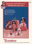 Td creations Toilet Tissue Cover Girl Series: January & February