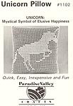 Paradise Valley Crafts Unicorn Pillow