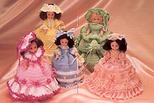 Herrschners 5 Fair Maidens Tissue Covers Crochet