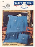 Shady Lane Teddy Bear Afghan & Pillow to Crochet