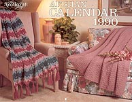 The Needlecraft Shop Afghan Calendar 1990