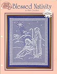 ASN White Christmas Collection: Blessed Nativity in Filet Crochet