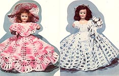 The California Doll Bride and Bridesmaid