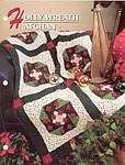 Annie's Crochet Quilt & Afghan Club, Holly Wreath Afghan