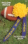 Annie's Attic Pillow Patch: Football Mum