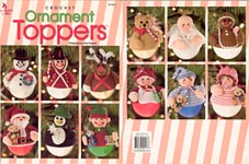 Annie's Attic Crochet Ornament Toppers