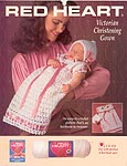 Red Heart Victorian Christening Gown