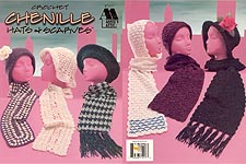 Annie's Attic Crochet Chenille Hats & Scarves