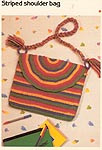 Marshall Cavendish LTD Striped Shoulder Bag