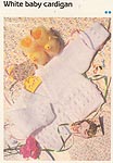 Marshall-Cavendish Ltd White Baby Cardigan