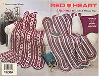 Red Heart Book 1415: Afghans the Mile- A- Minute Way