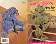 Coats & Clark Book 1442: Luster Sheen Bean Bag Buddies