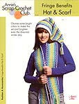 Annie's Scrap Crochet Club: Fringe Benefits Hat & Scarf
