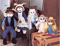 Annie's Attic Prairie Schooner Bunnies