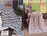 Red Heart Book 345: Springtime Afghans
