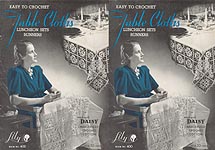 Lily Crochet Design Book No. 400: Easy to Crochet Tablecloths, Luncheon Sets, Runners
