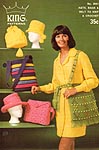 King Patterns No. 2051: Hats, Bags, &Belt to Knit & Crochet