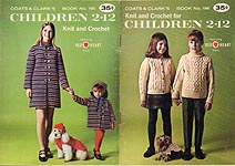 Coats & Clark Book No. 196: Knit and Crochet for Children 2 - 12