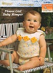 The Needlecraft Shop Crochet Collector's Series: Flower Girl Baby Romper