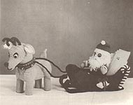 Td creations Crochet Santa Sleigh Set