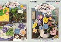 LA Crocheted Flowers With Bedspread Weight Cotton Thread