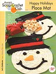 Annie's Scrap Crochet Club: Happy Holidays Place Mat