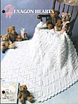 Annie's Crochet Quilt & Afghan Club Hexagon Hearts