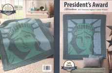 Herrschners President 's Award, 2015 National Afghan Contest Winner -- Lady Liberty