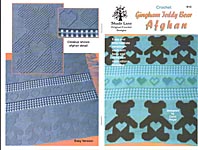 Shady Lane Gingham Teddy Bear Afghan