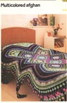 Marshall Cavendish LTD. Multi- Colored Afghan (Shaped)