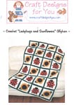 Cherie Marie Leck Ladybugs and Sunflowers Afghan