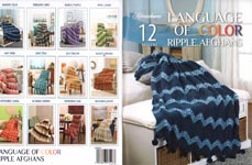 Herrschners Language of Color Ripple Afghans