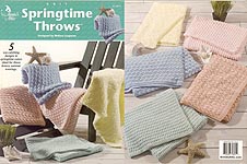 Annie's Attic KNIT Springtime Throws