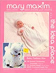 Mary Maxim KNITTED Christening Shawl
