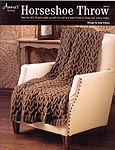 Annie's KNIT Horseshoe Throw