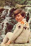 KNIT King Patterns No. 5001: Haida Kiddies' Cardigan