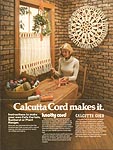 Calcutta Cord Makes It Cafe Curtain, Sunburst, or Plant Hanger