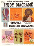 Enjoy Macram Vol. 5, No. 4, July/ August 1981, 4th Anniversary Issue