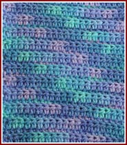 Block for Warm Up America afghan project.